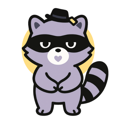 ごっこ共鳴アライグマのイメージ